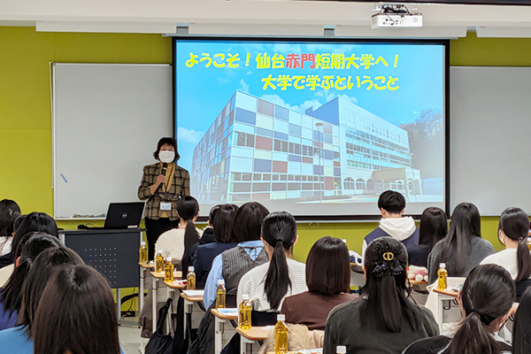 2026年度入学前教育スクーリングの様子